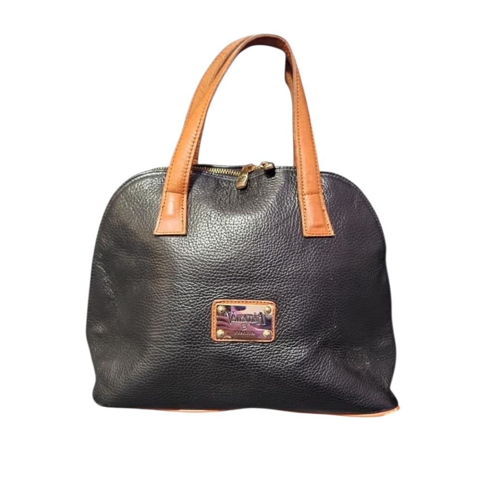 Valentina Leather Top Handle Satchel